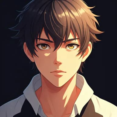 AI generated anime character portrait created with LUNA